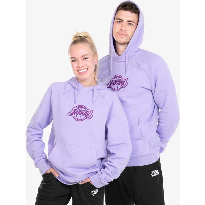 Damen/Herren Basketball Hoodie mit Kapuze Los Angeles Lakers NBA - 900 violett