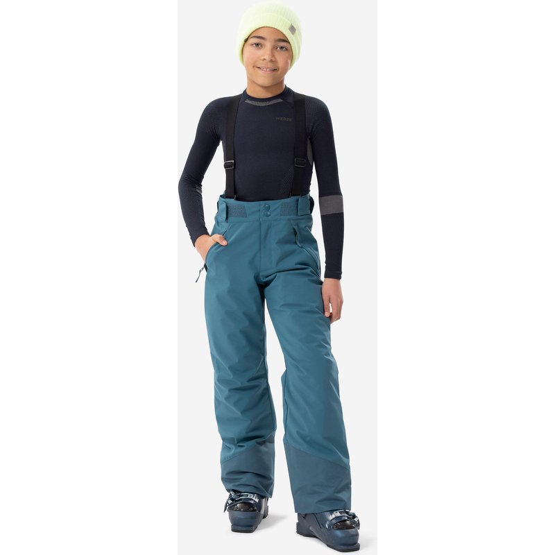Skihose Kinder 6 – 14 Jahre warm wasserdicht - PNF 500 blau