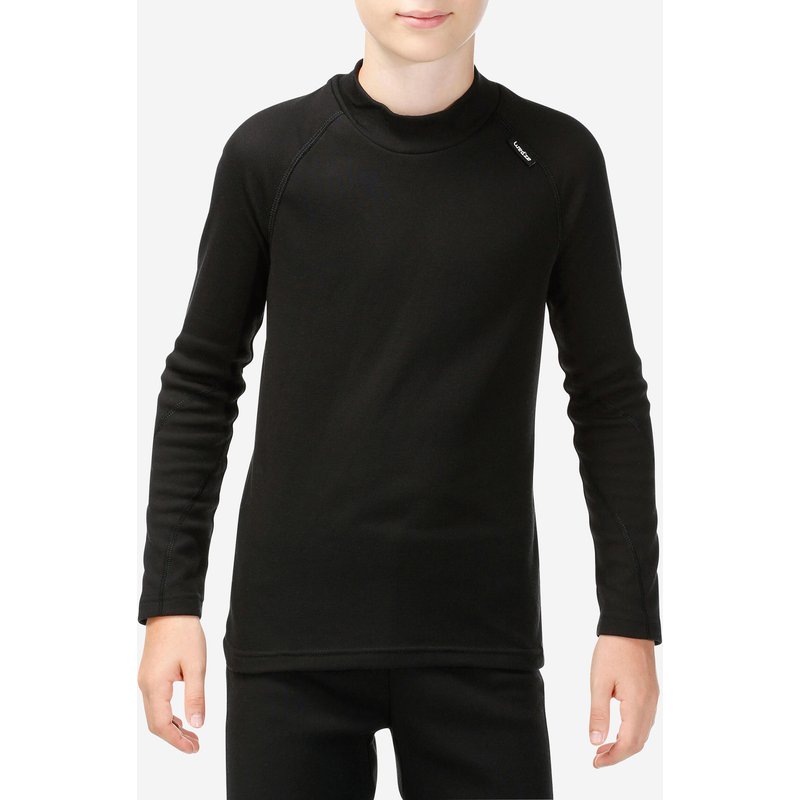 Skiunterwäsche Funktionsshirt Kinder - BL100 schwarz