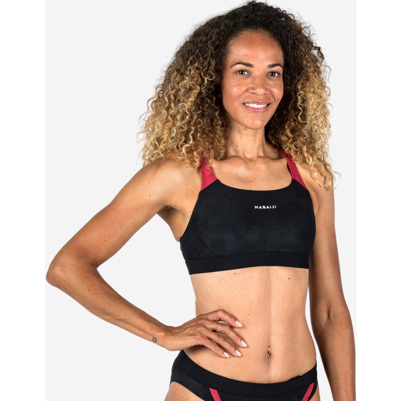 Sportbikini Oberteil Damen - Kamyleon Geol schwarz