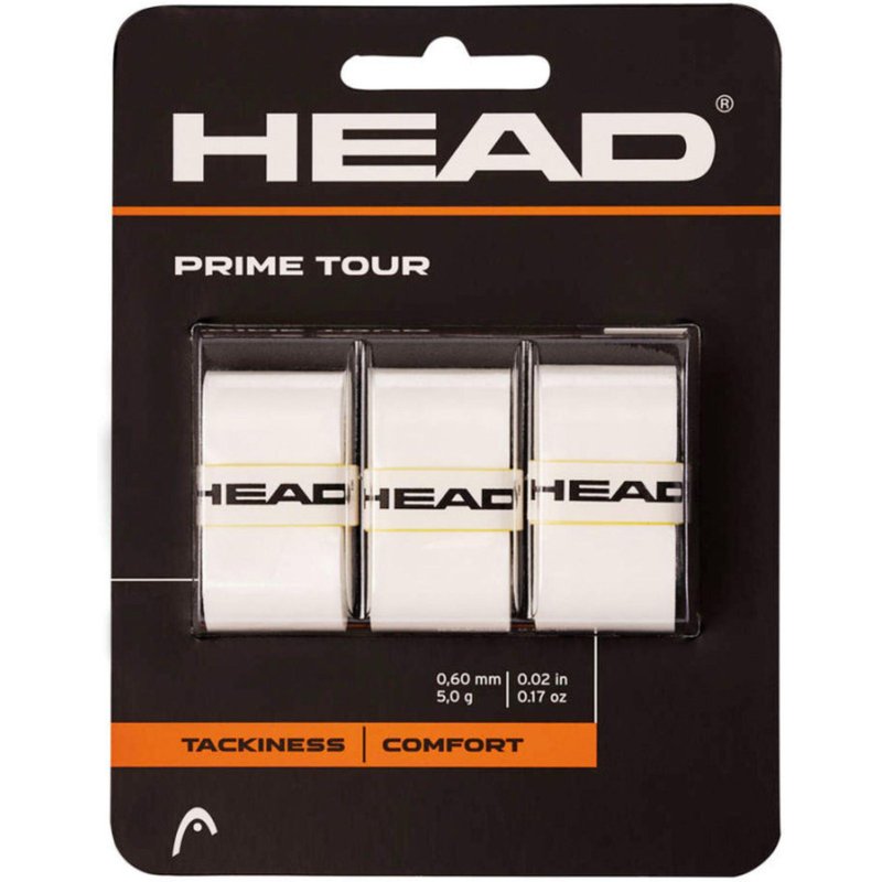 Griffband Tennis – Prime Tour Overgrip 3er Pack weiß