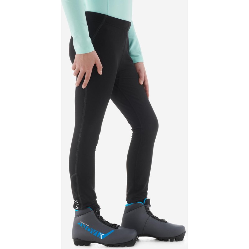 Langlaufhose Tights Kinder - XC S 100 schwarz