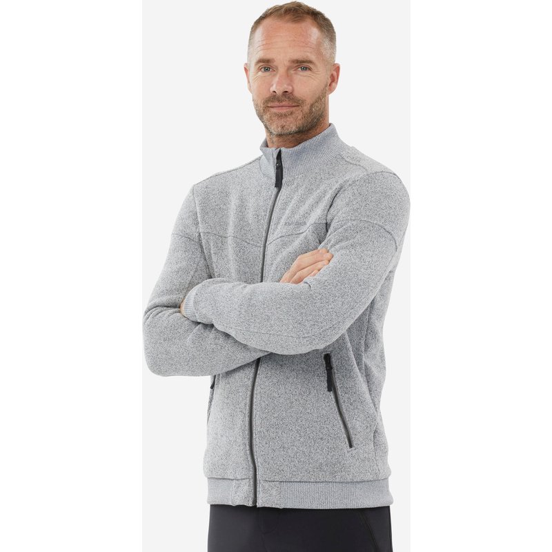 Fleecejacke Herren warm Winterwandern - NH100 grau