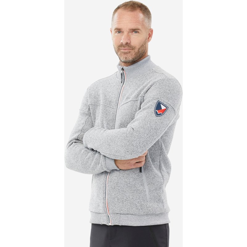 Fleecejacke Herren warm Winterwandern - NH100 grau