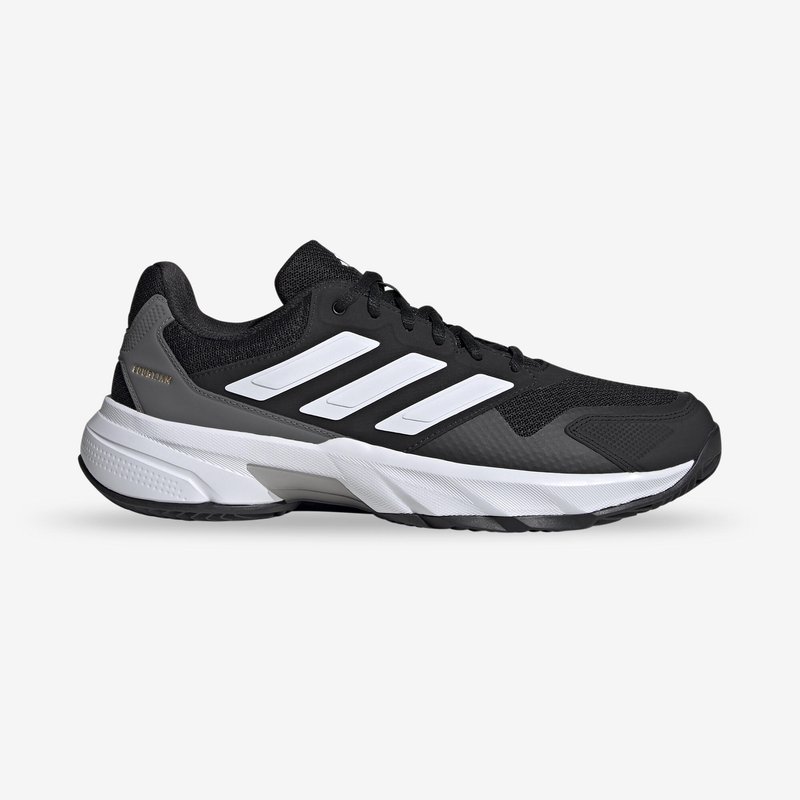 Herren Tennisschuhe Sandplatz - Courtjam Control 3 schwarz/weiss