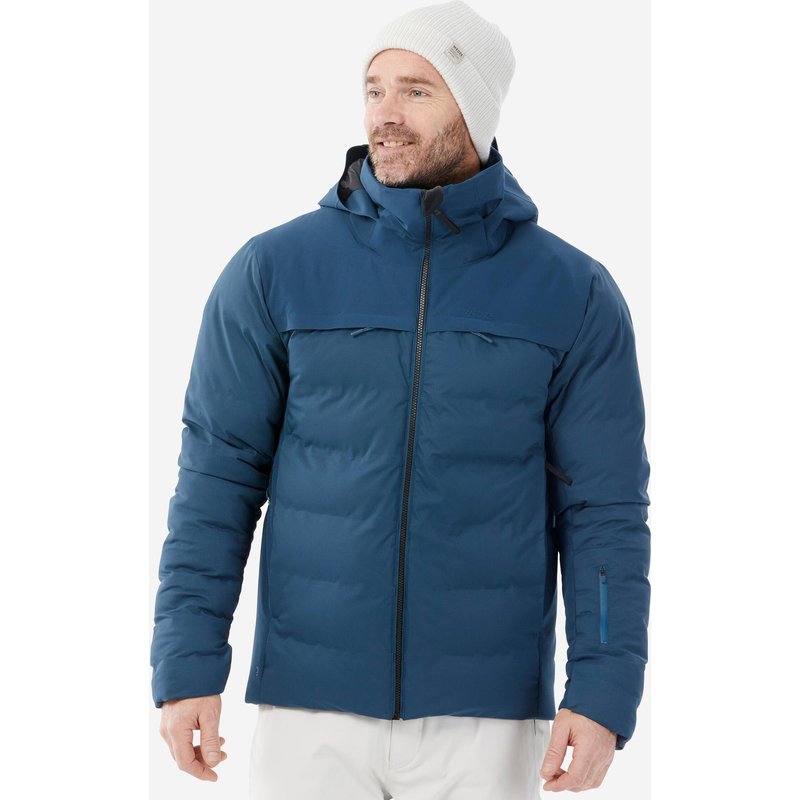 Skijacke Herren sehr warm belüftet - Warm 900 petrolblau