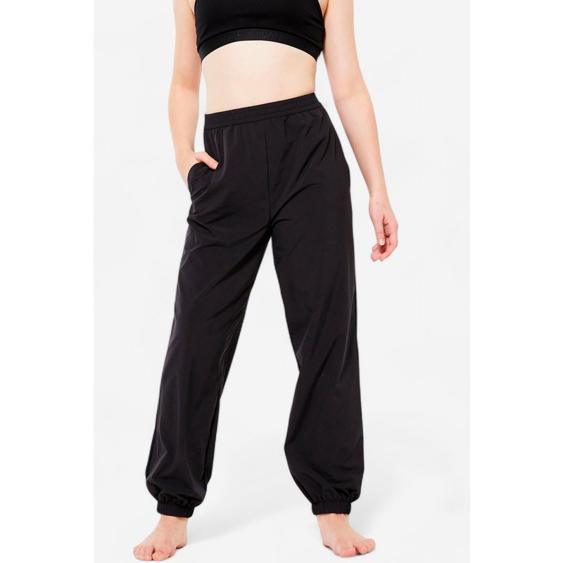 Tanzhose Modern Jazz Mädchen weit und leicht - schwarz