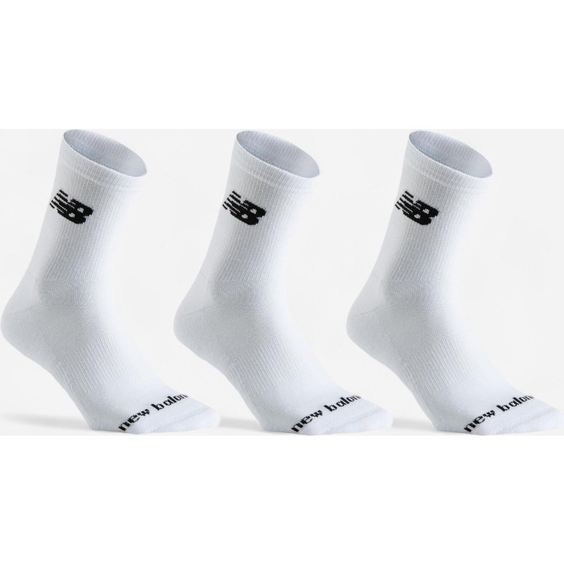 Tennissocken High Baumwolle 3er-Pack - weiß