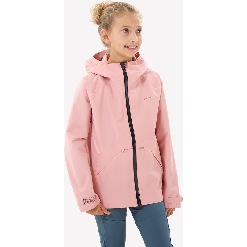 Wanderjacke Kinder Gr. 122–170 wasserdicht leicht Wandern - MH900 rosa