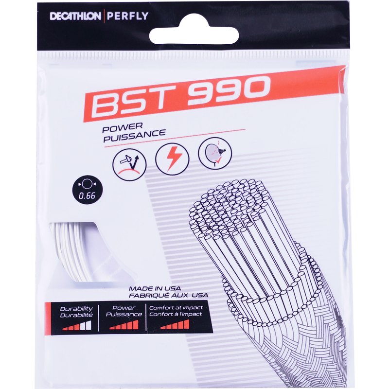Badmintonsaite - BST 990 weiß