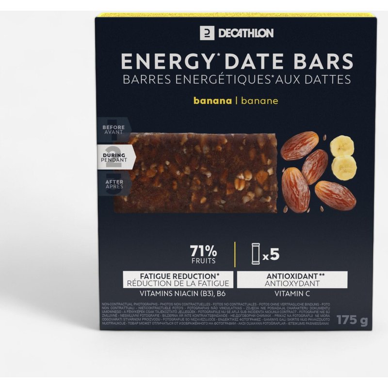 Energie Riegel mit Datteln und Banane 5 Stück
