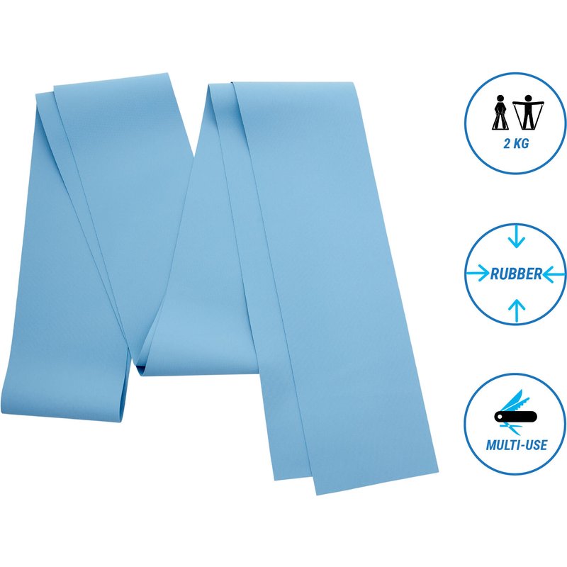 Elastikband Pilates 2 kg ‒ blau