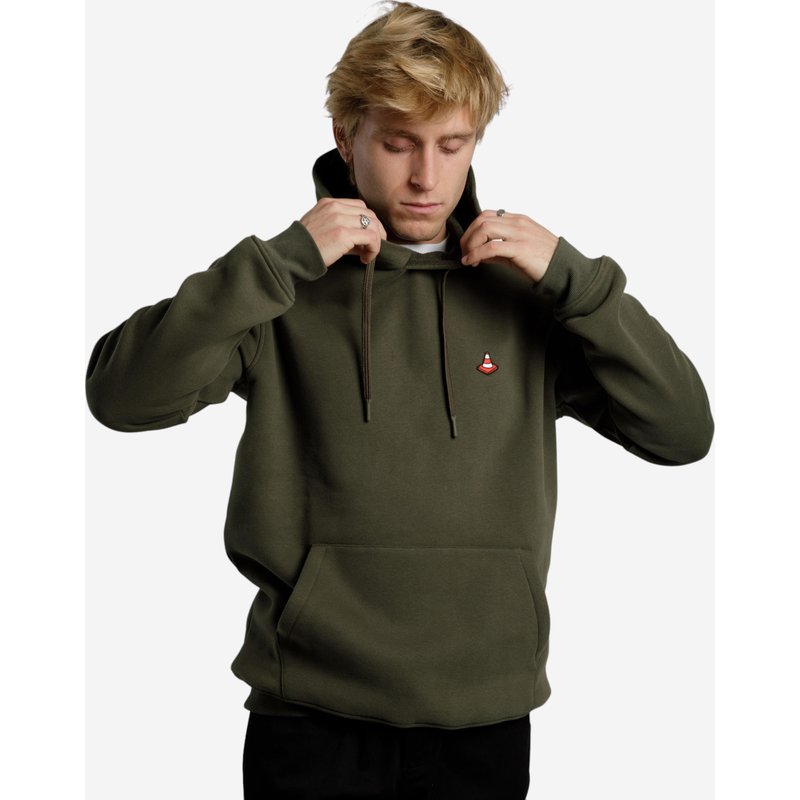 Skateboard Hoodie strapazierfähig - HD500 khaki