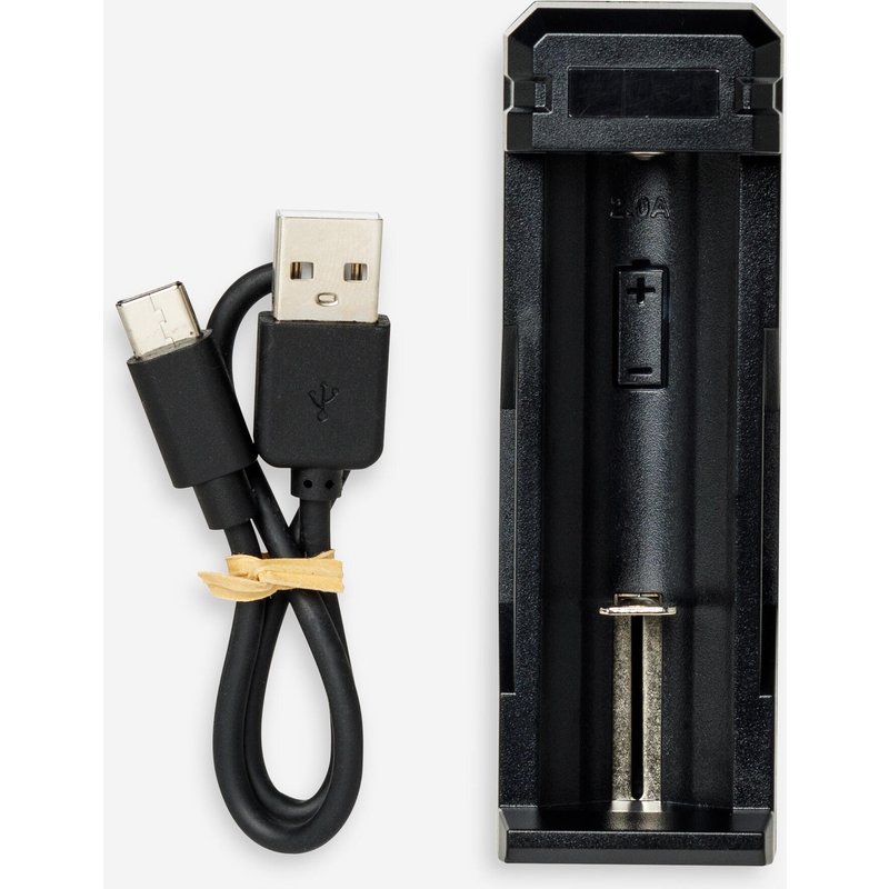 Akku-Ladegerät Lithium-Ionen 5 V für Akku 18650 und 21700