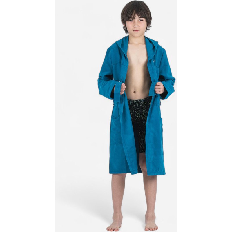 Bademantel Mikrofaser Kinder - dunkelblau