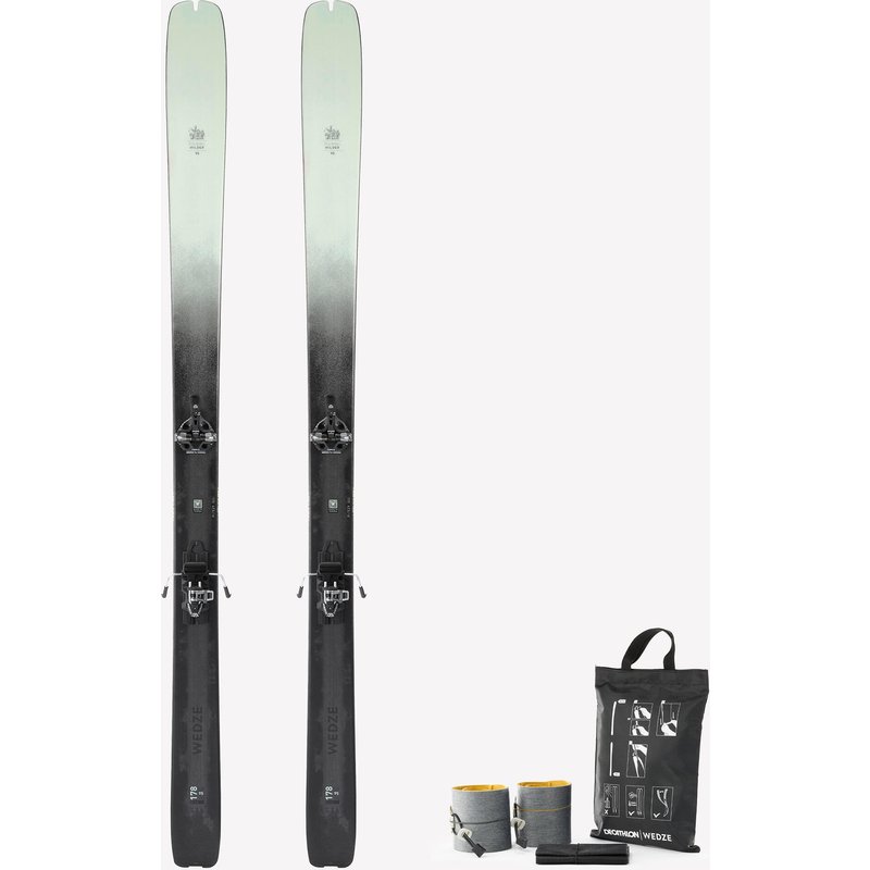 Tourenski aus Carbon mit Bindungen und Steigfellen - Wilder 95