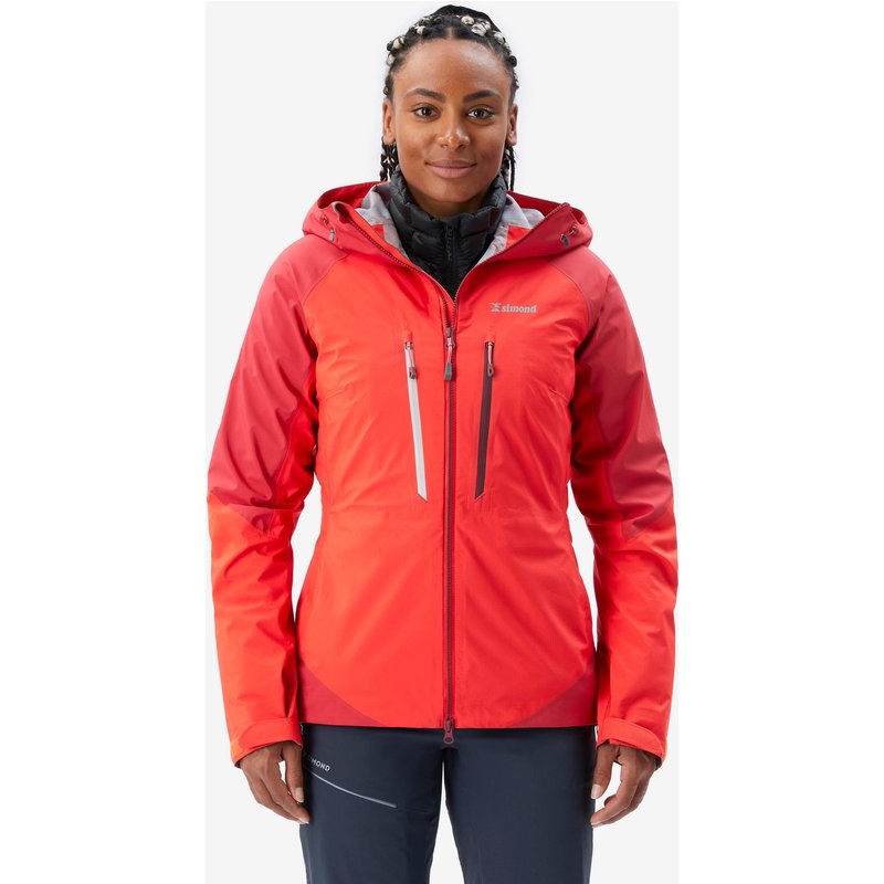 Damen Regenjacke wasserdicht - Alpinism Light rot