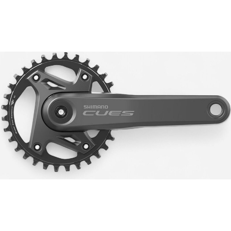 Kurbelgarnitur Mono 32T Cues 170/175 mm Hollowtech II ohne Innenlager 9/10/11V