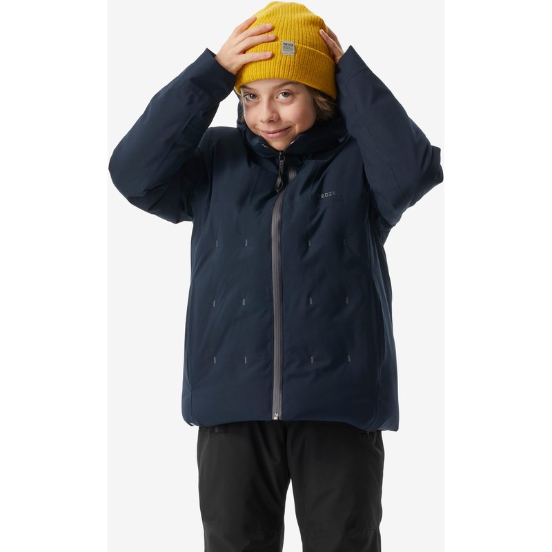 Skijacke Kinder Gr. 116–164 warm wasserdicht - 500 blau