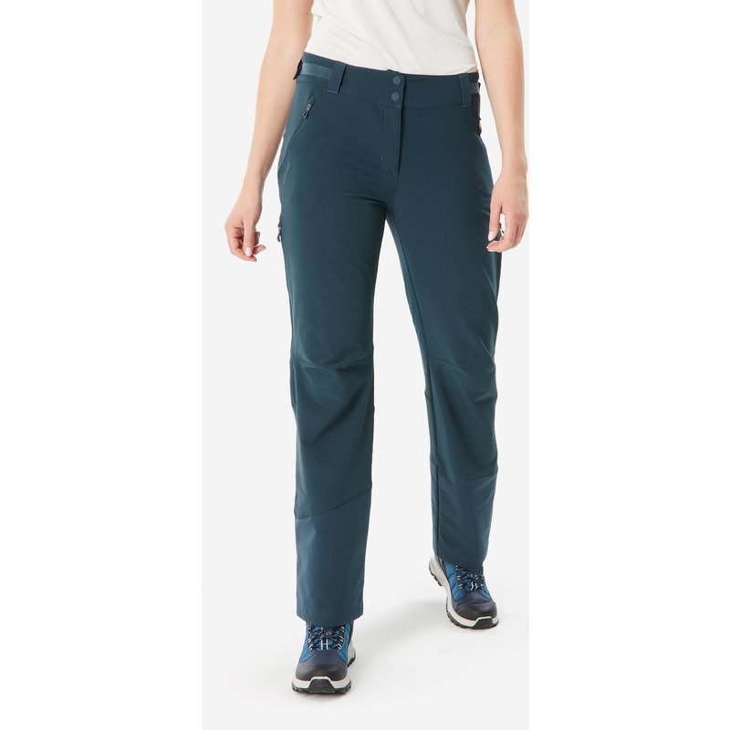 Wanderhose Damen warm wasserabweisend belüftet Winterwandern - SH500 grün