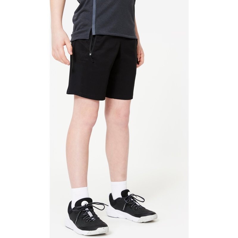 Shorts Kinder atmungsaktiv - schwarz