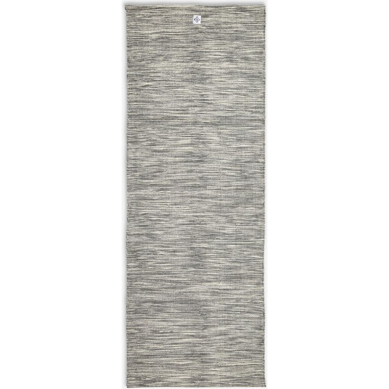 Matte/Mattenauflage für sanftes Yoga Baumwolle 183 cm × 68 cm × 4 mm ‒ grau