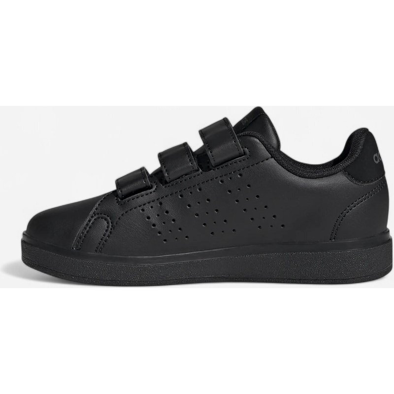 ADIDAS Turnschuhe Kinder Klettverschluss - Advantage schwarz