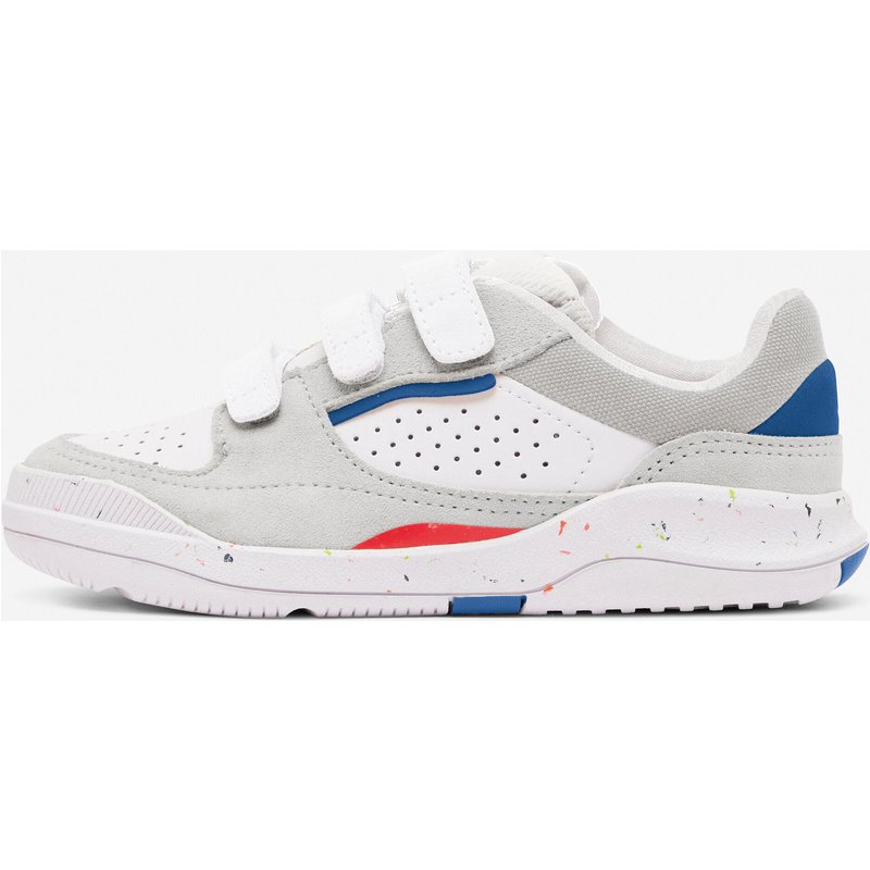 Sportschuhe Kinder Klettverschluss Leder - Playventure City weiß