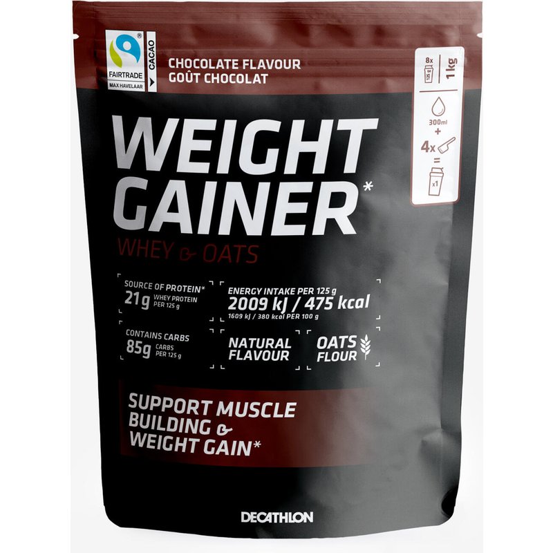 Weight Gainer Pulver Hafer & Whey Schokolade 1 kg