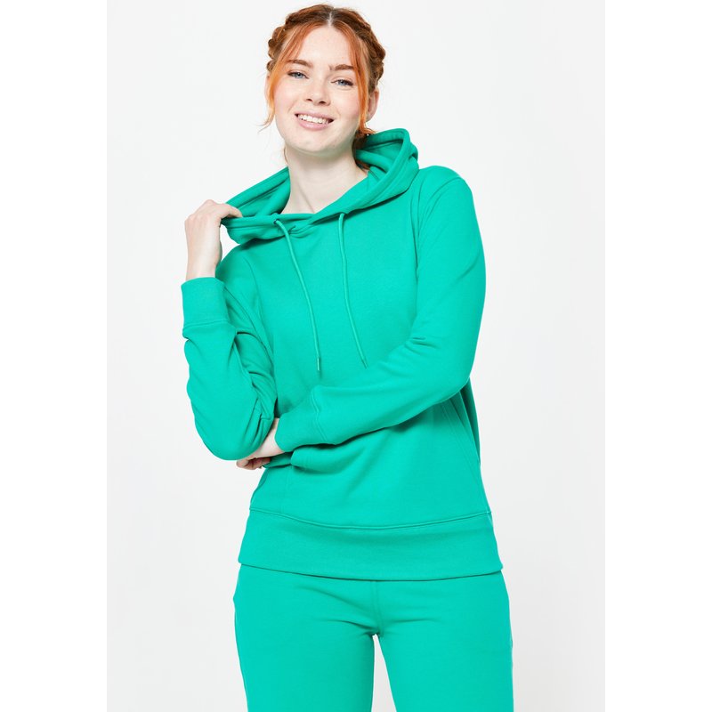 Hoodie Damen Baumwolle - grün
