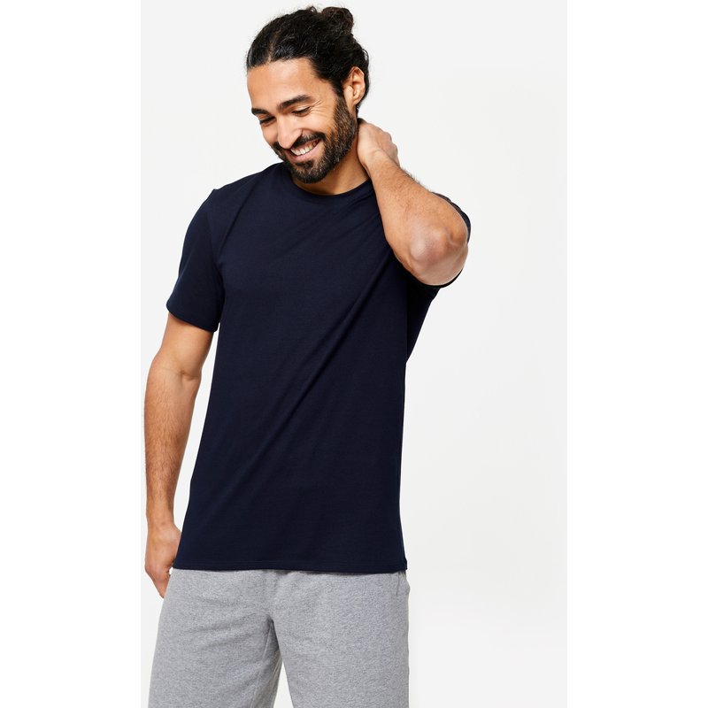 T-Shirt Herren Slim ‒ 500 dunkelblau