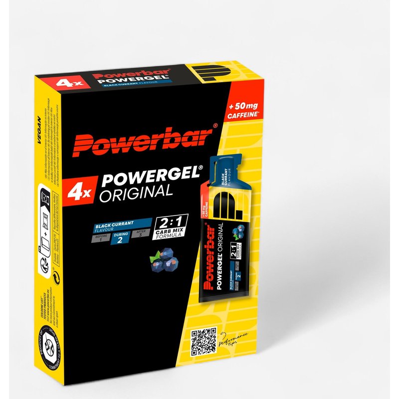 Energy Gel Multipack schwarze Johannisbeere 4 × 41 g