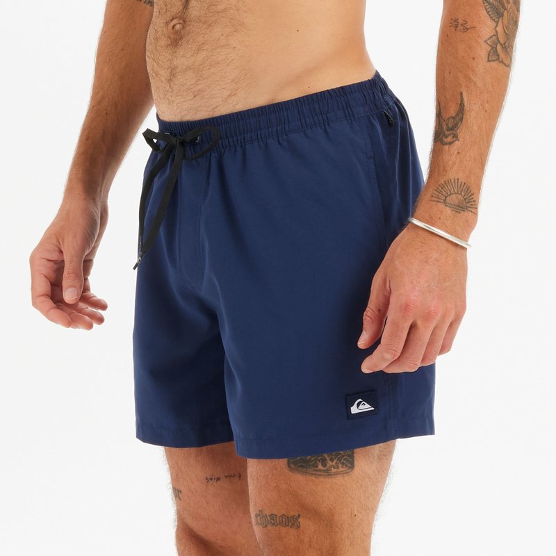 Boardshorts Herren kurz Quiksilver Volley marineblau