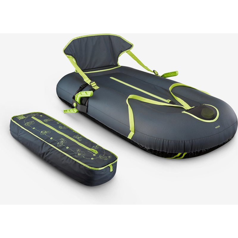 Schlitten Erwachsene/Kinder aufblasbar - 900 Pumpslide blau
