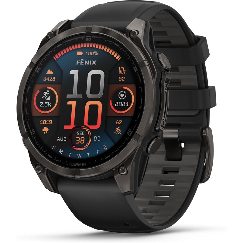 Fenix® 8 GPS Uhr Sapphire Titan Carbon Gray