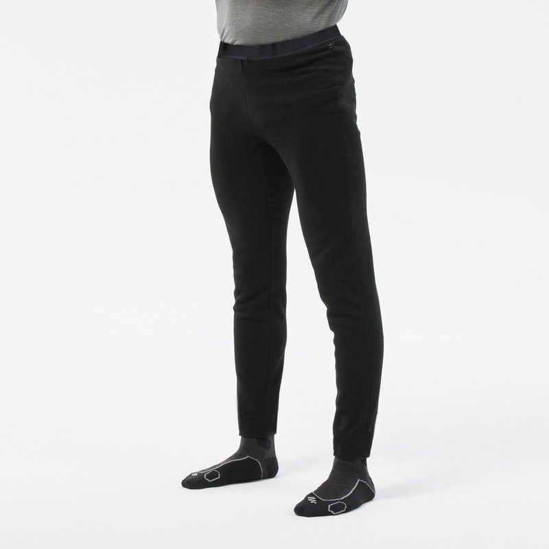 Fleece-Tights Herren Trekking - MH100 schwarz