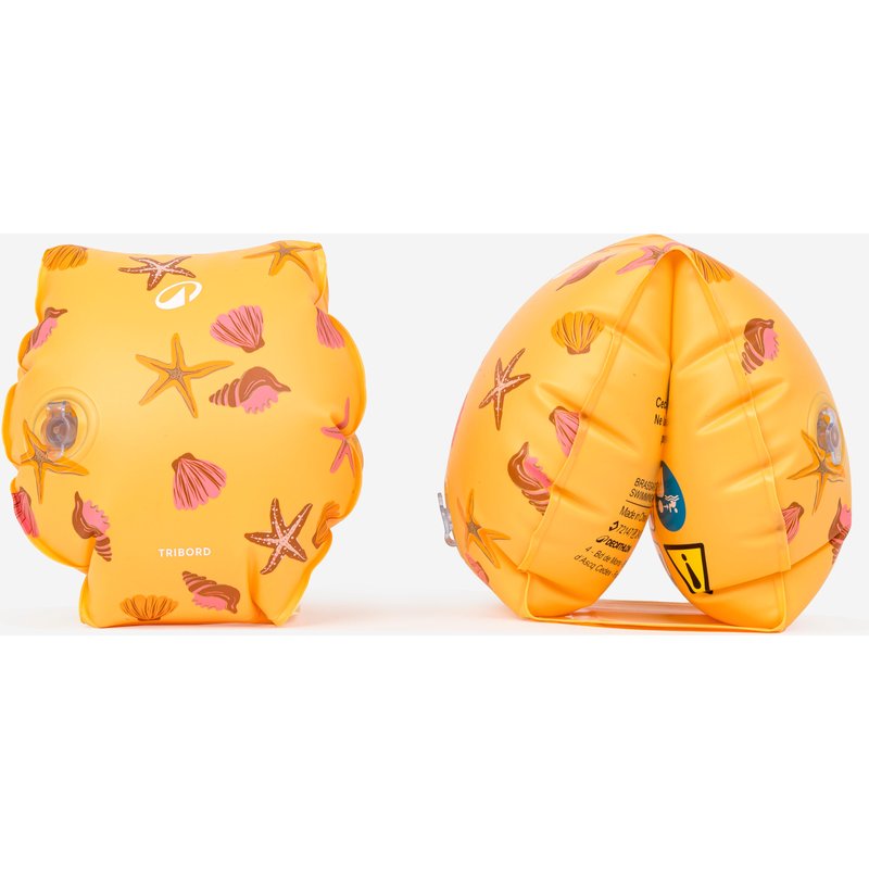 Schwimmflügel Kinder 11‒30 kg - Muschel hellgelb