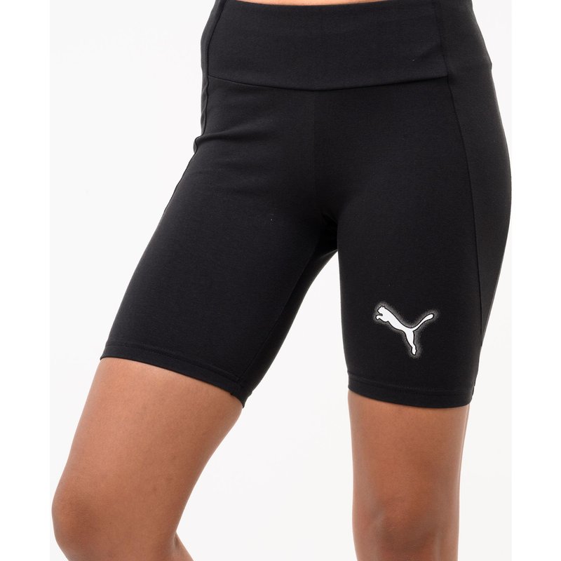 Shorts Radlerhose Damen Baumwolle - schwarz