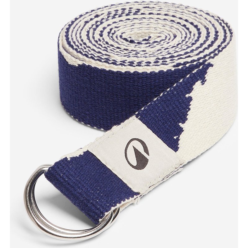 Yogagurt 3 m - blau/natur bedruckt