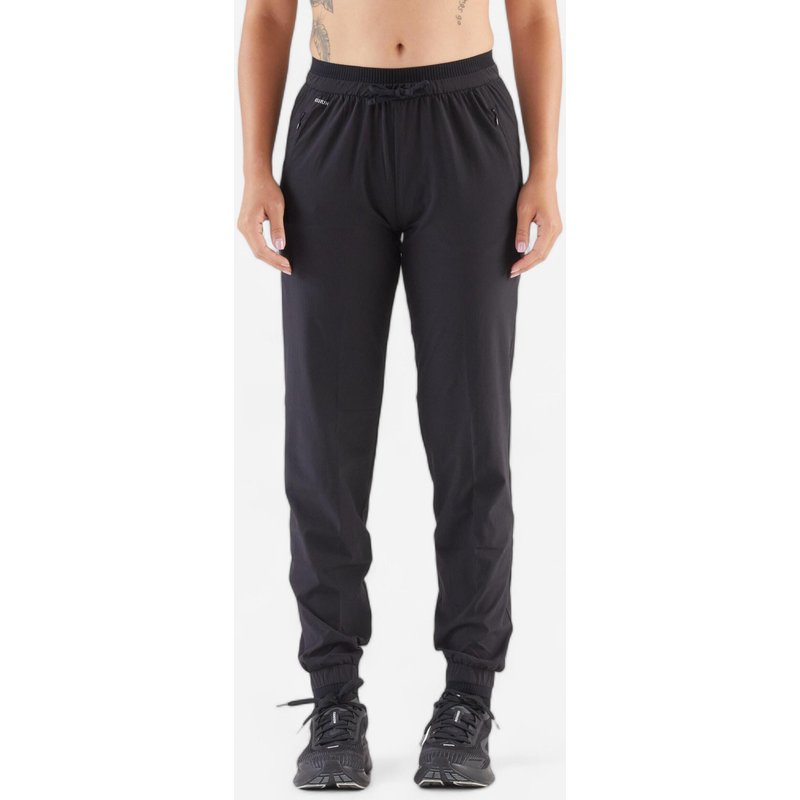Laufhose lang Damen atmungsaktiv - Run 500 Dry schwarz