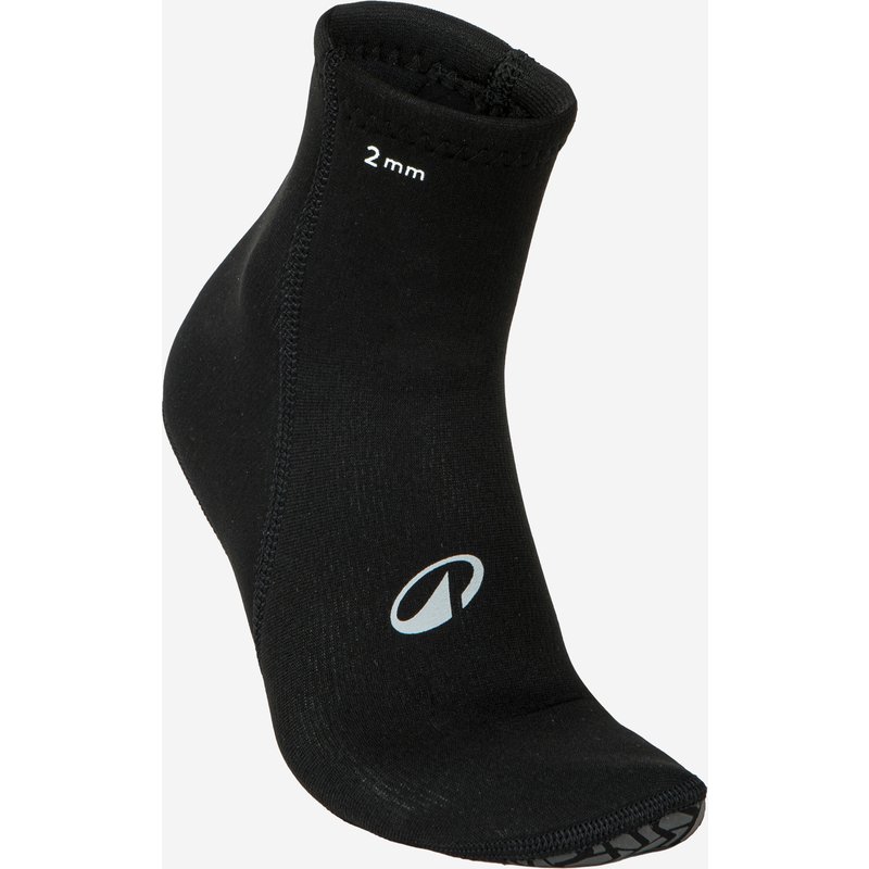 Neoprensocken Tauchen 2 mm schwarz
