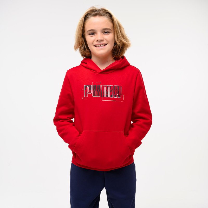 Hoodie Kinder - Print rot