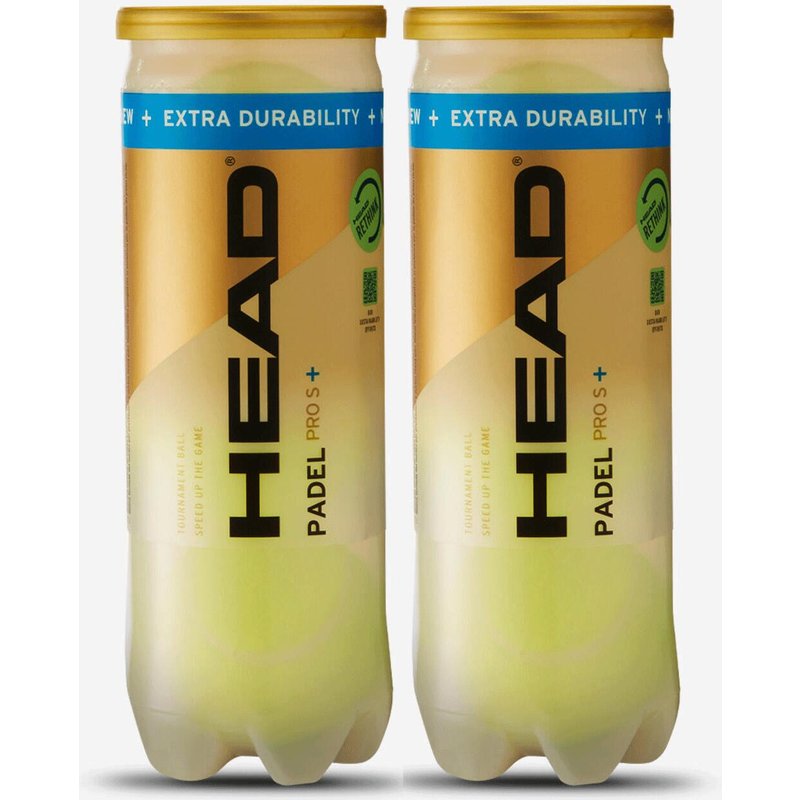 Padelbälle mit Druck 3er-Dose - Head Padel Pro S+
