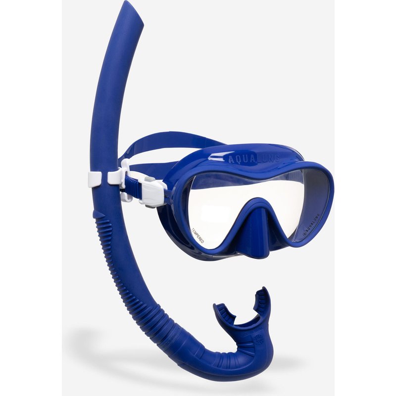 Schnorchel-Set Maske und Schnorchel Aqualung Neos blau