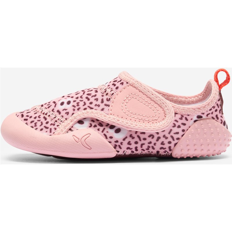 Turnschuhe Babys/Kleinkinder Klett rutschfest atmungsaktiv - Muster rosa