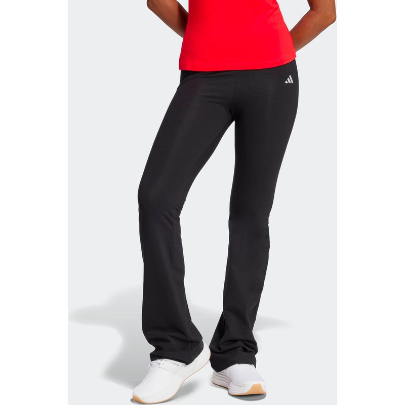 Leggings Damen Flare - schwarz
