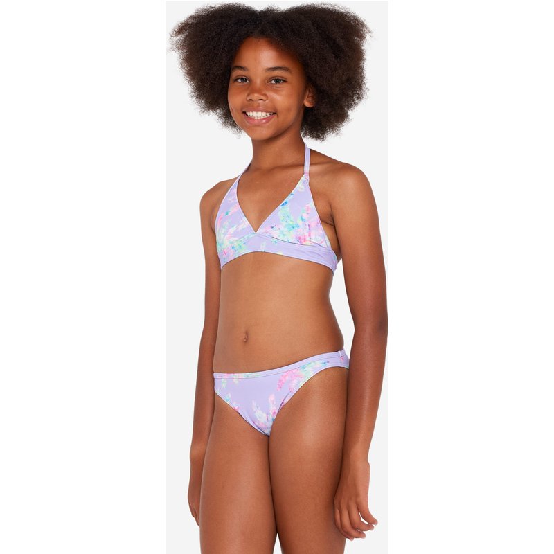 Bikini-Set Surfen Mädchen Tali 500 violett