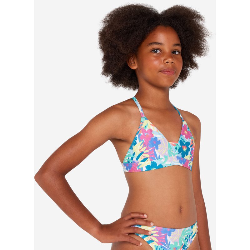 Bikini-Oberteil Mädchen Lizy Cobe geblümt/mehrfarbig