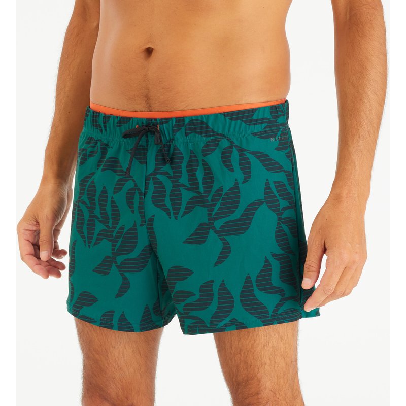 Schwimmshorts Herren kurz - 100 Orga grün