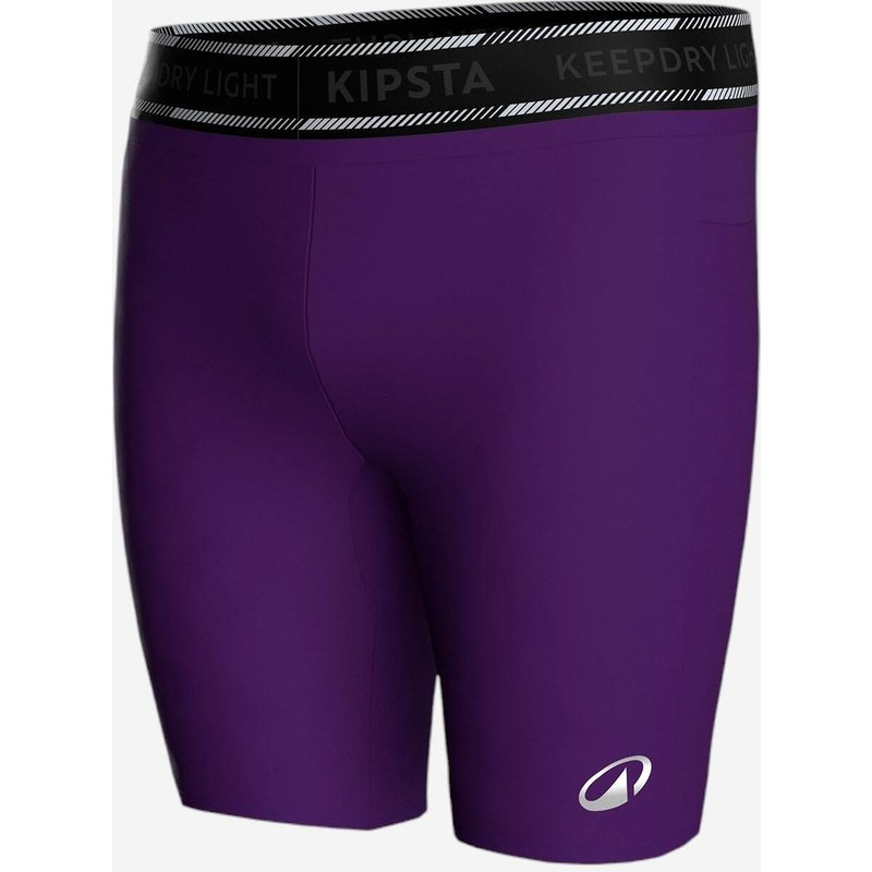 Damen/Herren Fußball Unterziehhose kurz - Keepdry Light violett